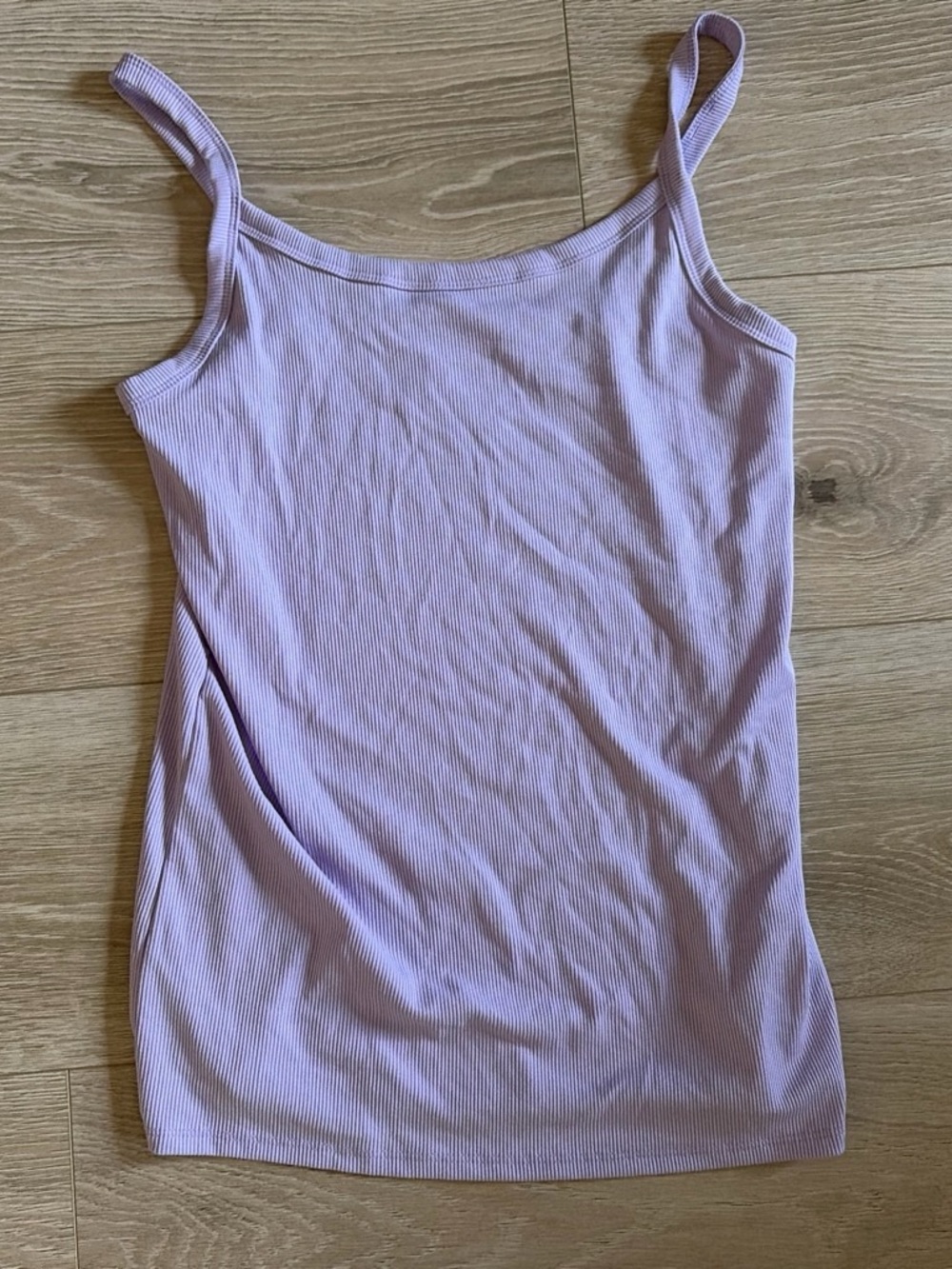 No Boundaries Lilac Ribbed Camisole Tank
